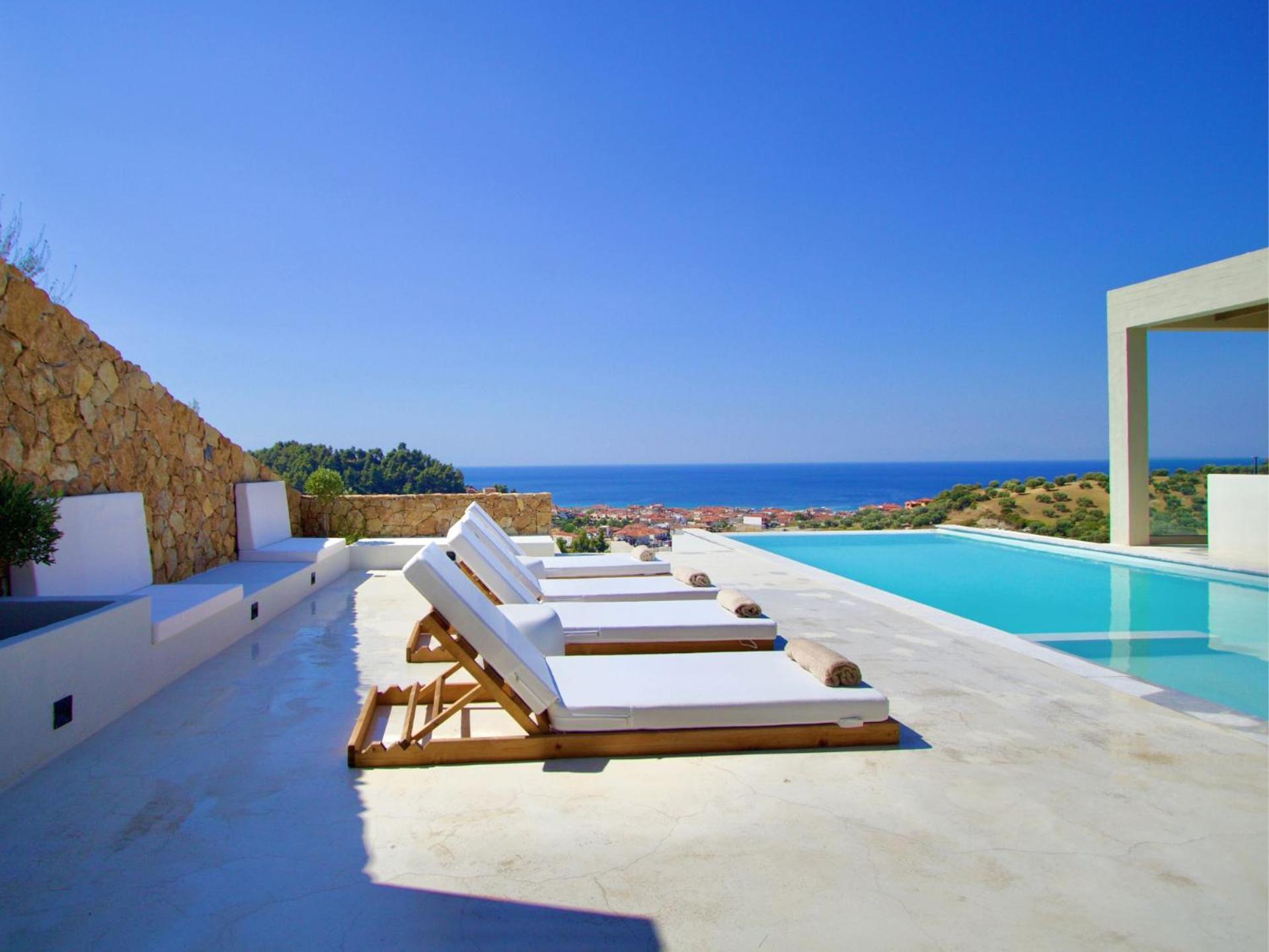 Design Villa Nea Skioni By Halkidiki Villas ภายนอก รูปภาพ