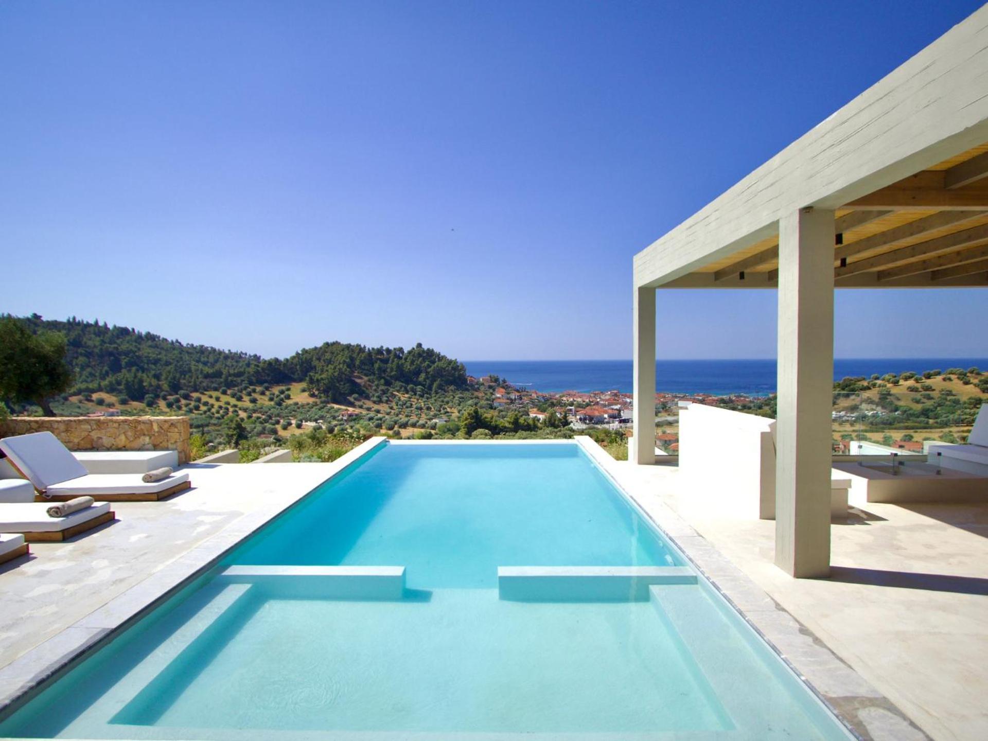 Design Villa Nea Skioni By Halkidiki Villas ภายนอก รูปภาพ