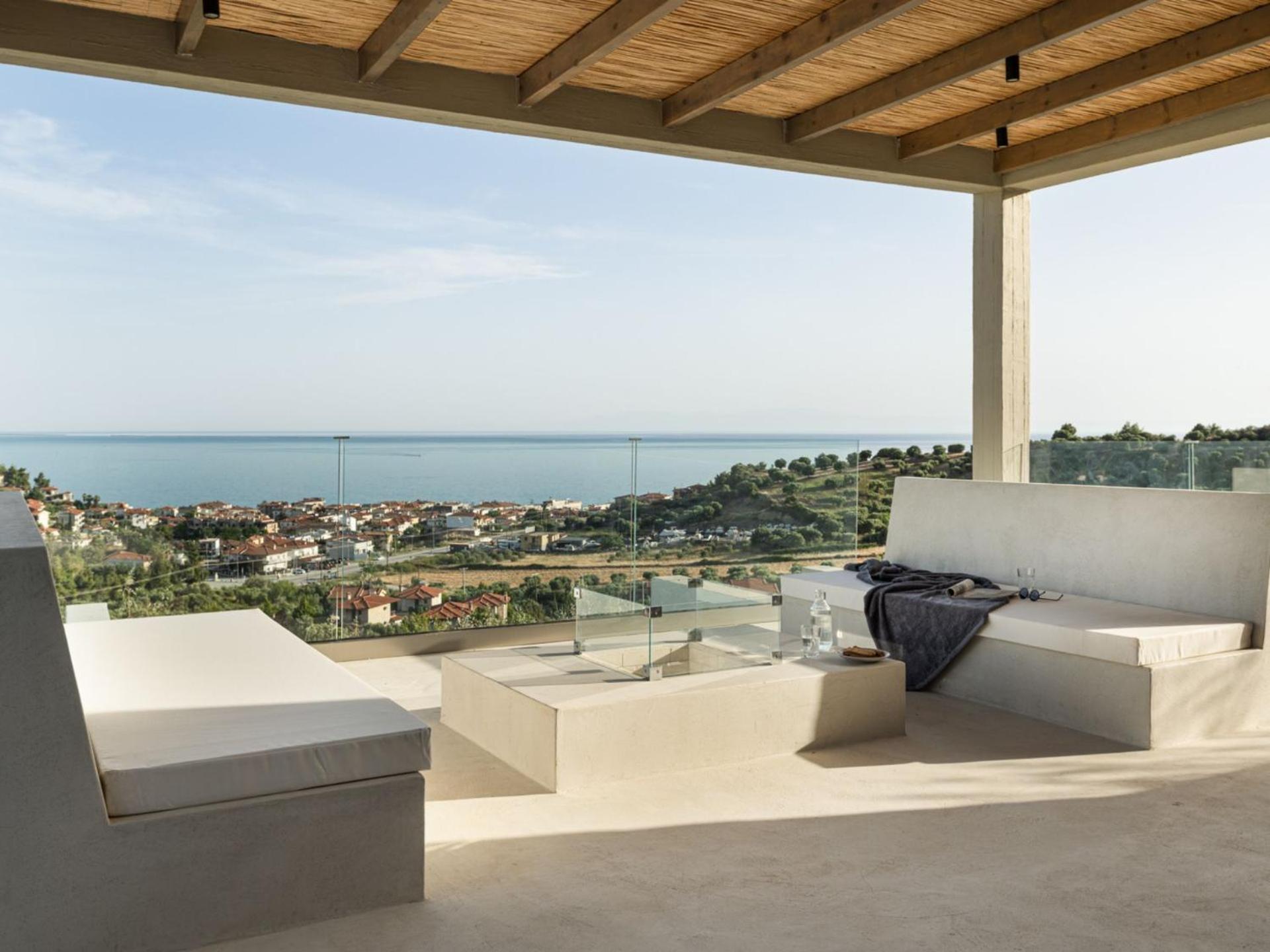 Design Villa Nea Skioni By Halkidiki Villas ภายนอก รูปภาพ