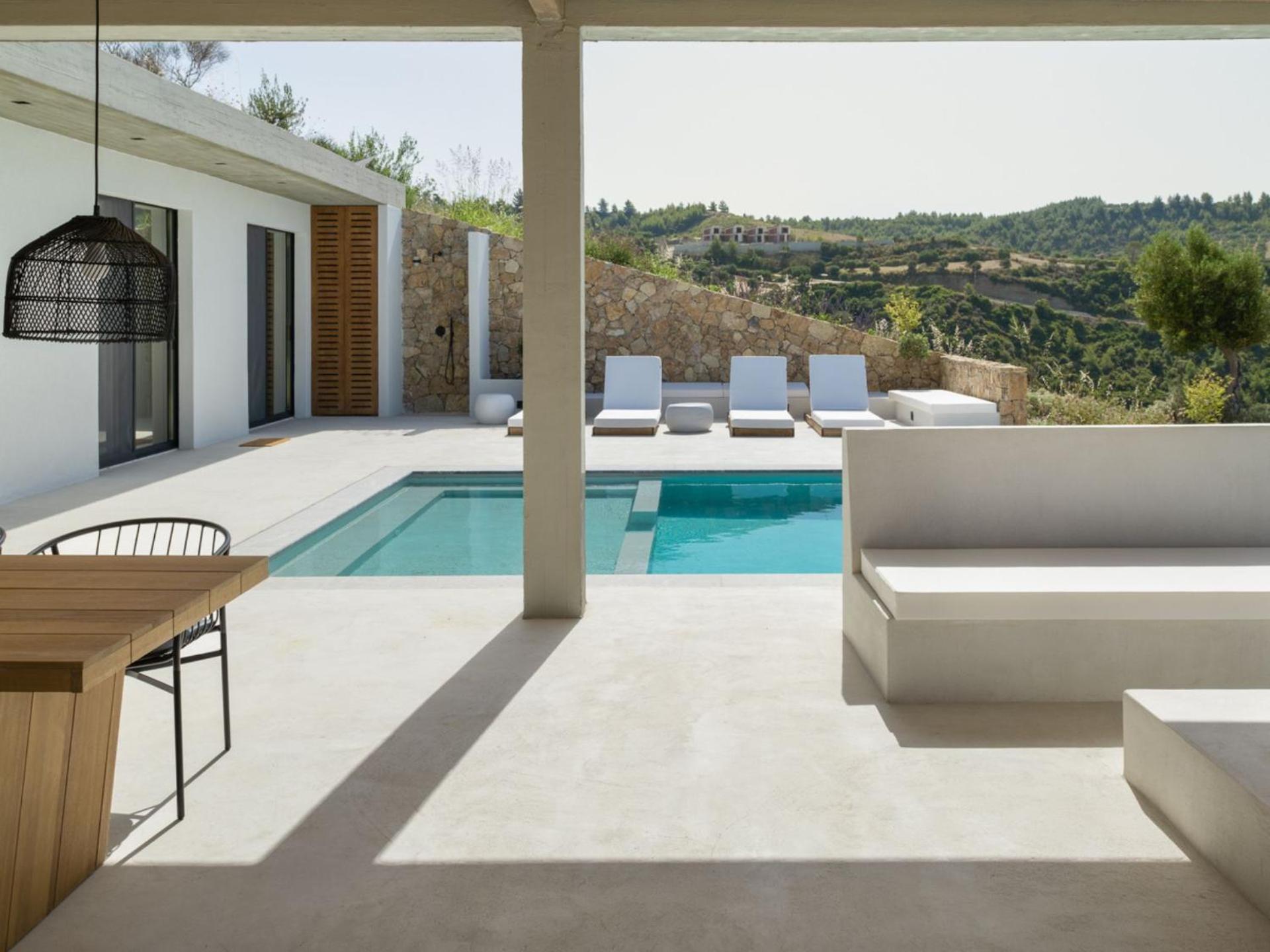 Design Villa Nea Skioni By Halkidiki Villas ภายนอก รูปภาพ