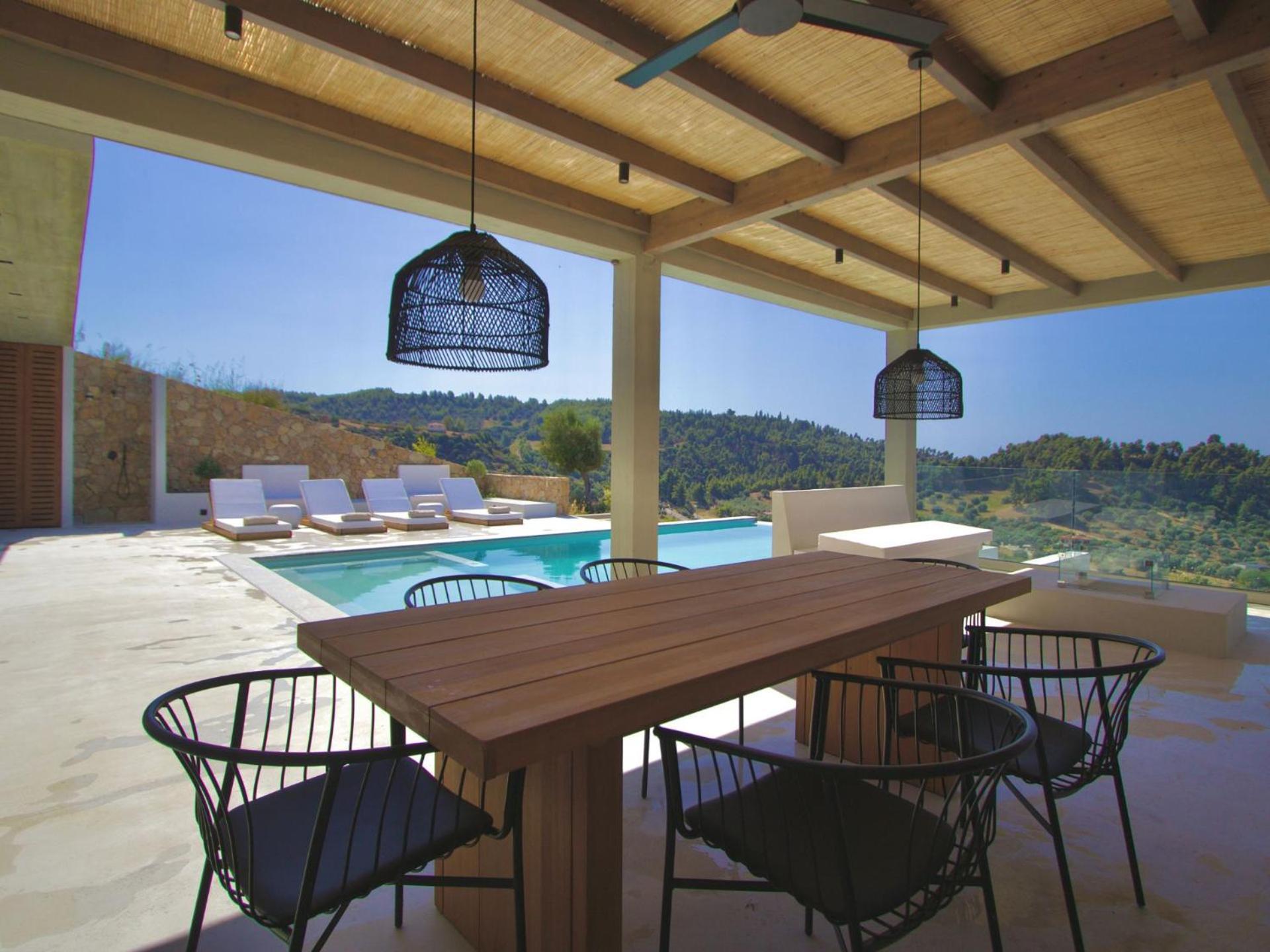 Design Villa Nea Skioni By Halkidiki Villas ภายนอก รูปภาพ