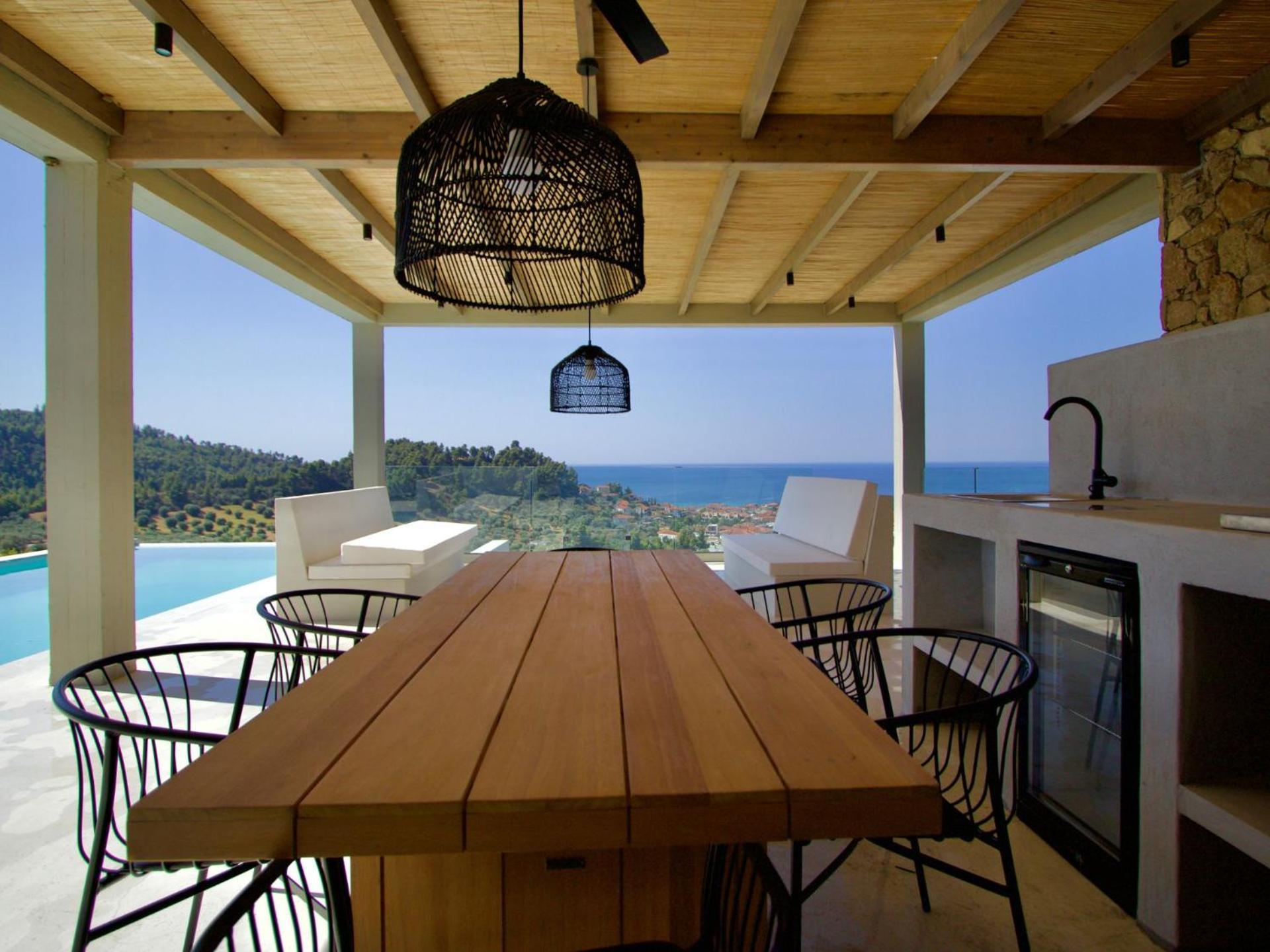 Design Villa Nea Skioni By Halkidiki Villas ภายนอก รูปภาพ