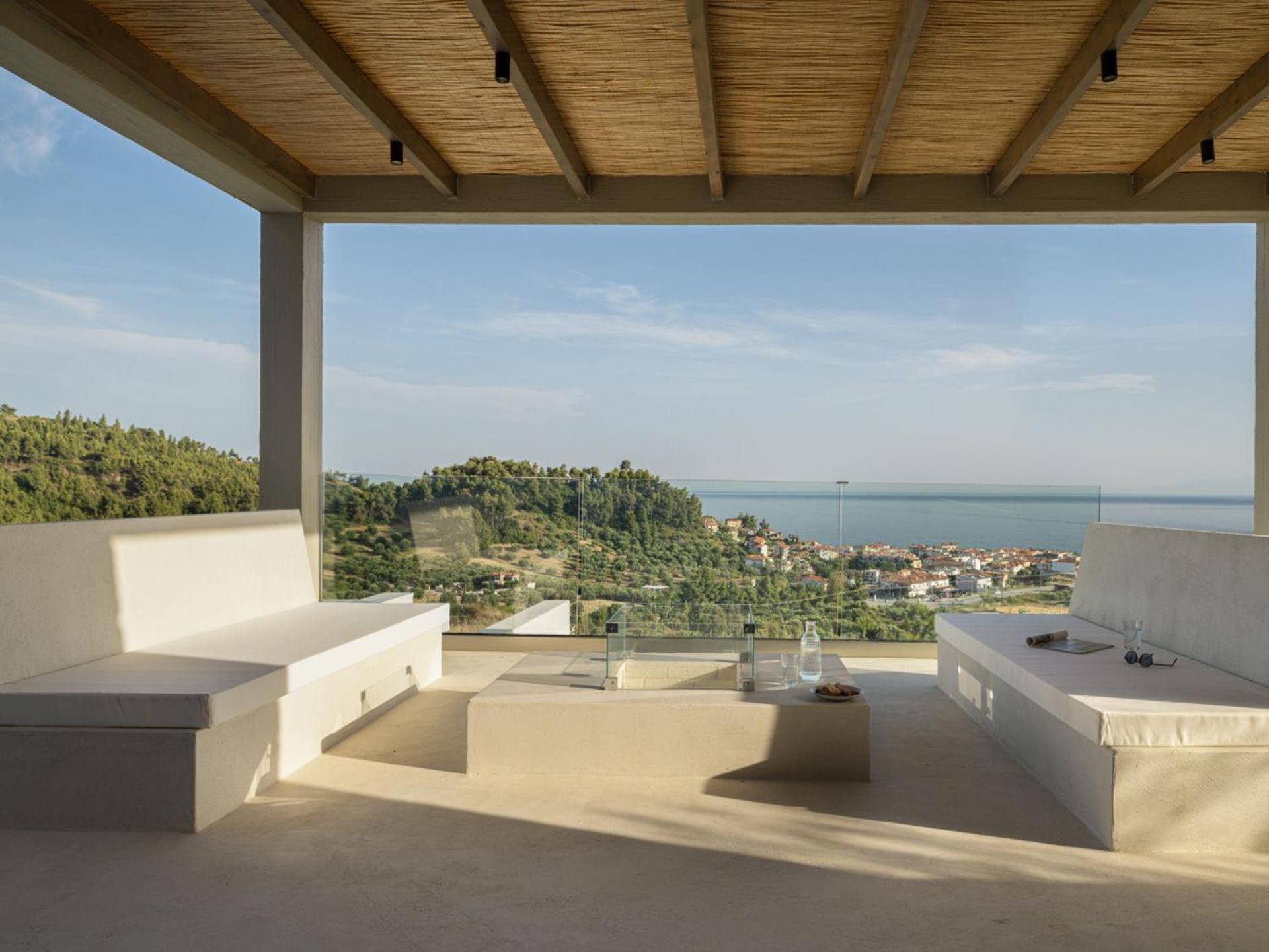 Design Villa Nea Skioni By Halkidiki Villas ภายนอก รูปภาพ
