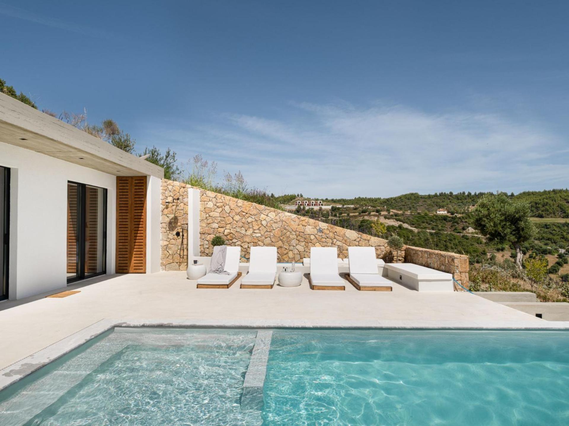 Design Villa Nea Skioni By Halkidiki Villas ภายนอก รูปภาพ